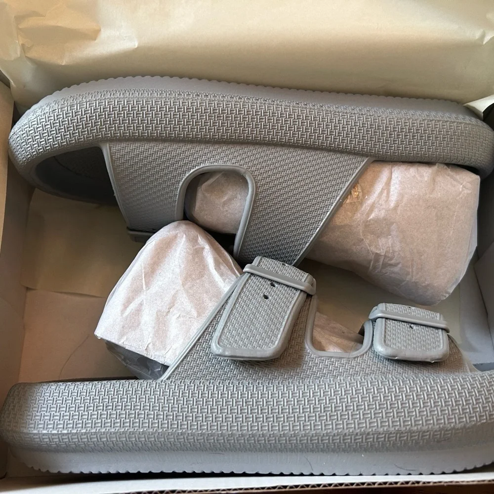 J Slides beach slides SOCOOL Grey EVA